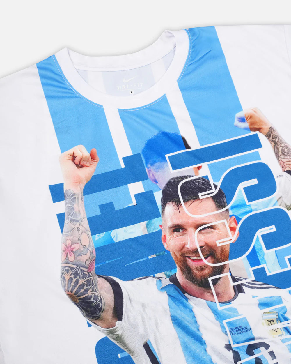 Valuables Boys' Messi Sublimation Half Sleeves T-Shirt